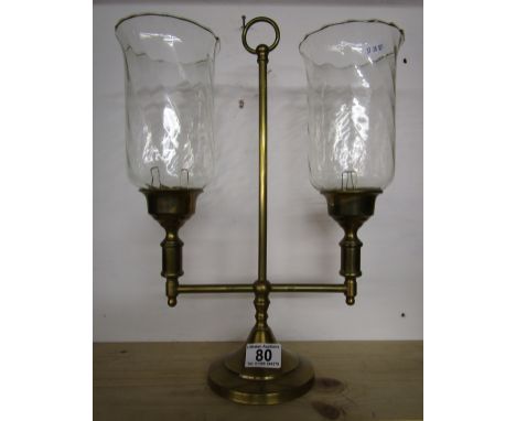 2 branch hurricane lamp