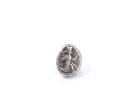 Ancients – A Greek, Persia silver Siglos (weight 5.4 grams), circa 486 – 450BC. Obv. Bearded Archer (The Great King) kneeling