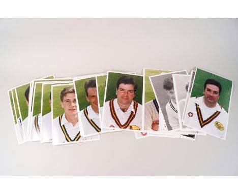 Cricket - 5 x 7", Press photographs, including Pringle, Malcolm, K Curran, Gough, Hick, Gooch, Moir, Khan, D Haynes etc (120)