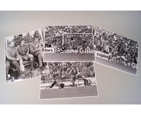 Football - 1982 World Cup, 8 x 10" and smaller Press photographs, including Italy v Brazil v West Germany, Poland v France v 
