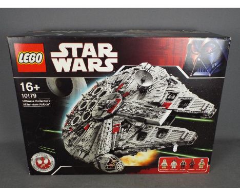 LEGO - # 10179 Limited First Edition Lego Star Wars Ultimate Collector's Millennium Falcon. The box has been opened and the p