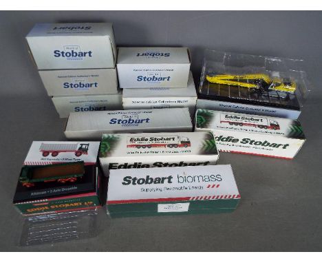 Atlas Editions - A collection of 12 boxed diecast 1:76 scale  'Eddie Stobart' model vehicles by Atlas Editions. Lot includes 