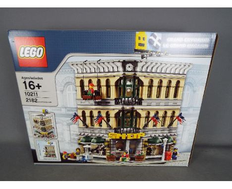 LEGO - Boxed Lego set # 10211 Grand Emporium, the box has been opened and the parts are in zip lock bags so it is unchecked f