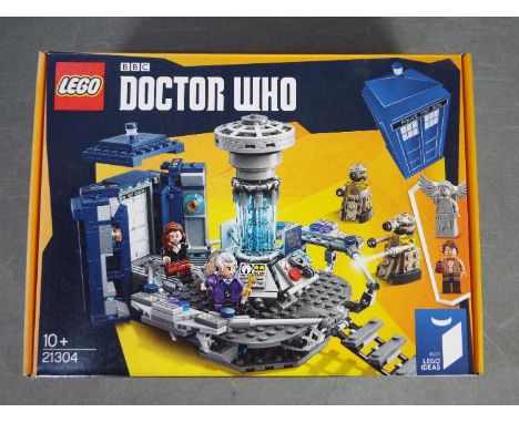 LEGO - # 21304 Dr Who set, it is part built with loose parts in the box so it is unchecked for completeness. The box is Good 