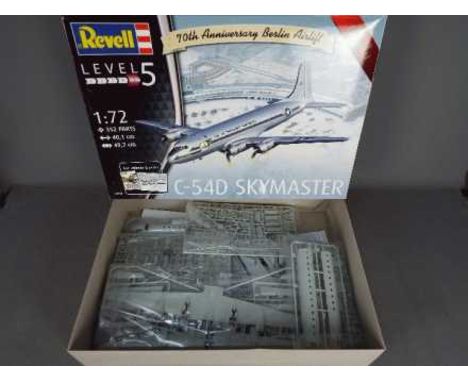 Revell - A boxed Revell #03910 1:72 scale C-54D Skymaster '70th Anniversary Berlin Airlift' plastic model kit.  The kit appea