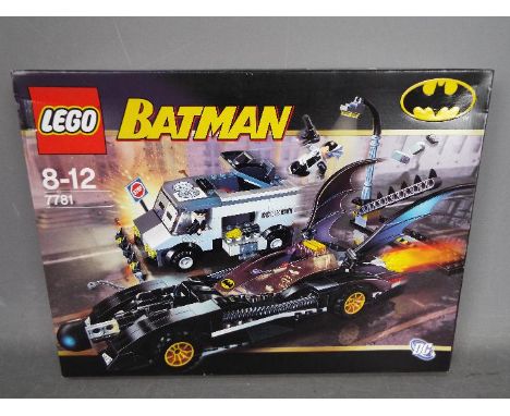 LEGO - # 7781 Batman The Batmobile Two-Faces Escape set which is still factory sealed in its box. There is some light creasin