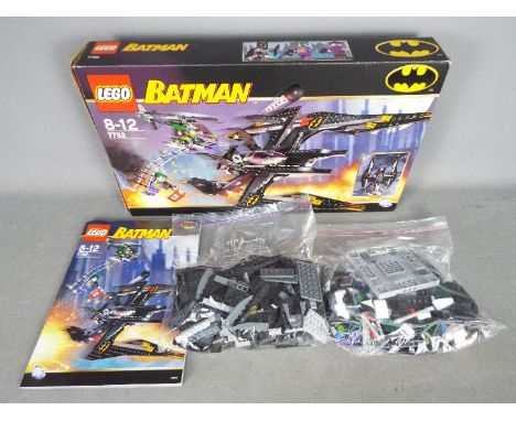 LEGO - # 7782 Batman The Jokers Aerial Assault set, the box has been opened and the parts are in zip lock bags so it is unche