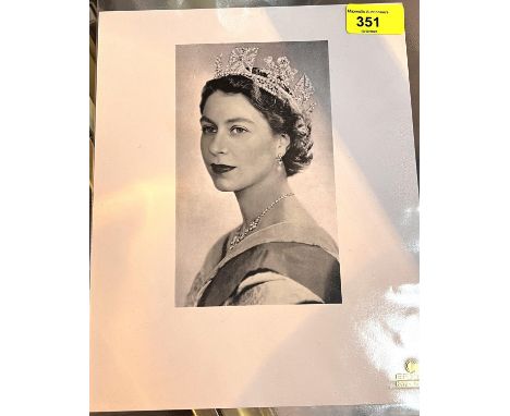 Dorothy Wilding - photographic print of QEII, the original image taken in 1952 used for the postage stamps first featuring as