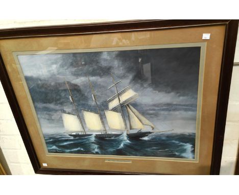 Vincent Auty:&nbsp;&nbsp;Mary Lloyd Porthmadog, Caernarvon, watercolour, signed, 43 x 60cm, framed and glazed; a similar prin