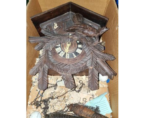 An early 20th century Black Forest cuckoo clock 