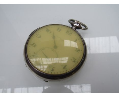 VACHERON & CONSTANTIN: A silver open faced pocket watch, movement signed Chronometer Royal, 369395, V&C, Geneve, Arabic dial 