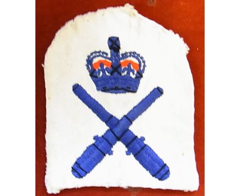 Royal Navy 1950's Service Uniform Gunners Patch QC