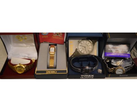 Boxed wristwatches including Timex and Accurist