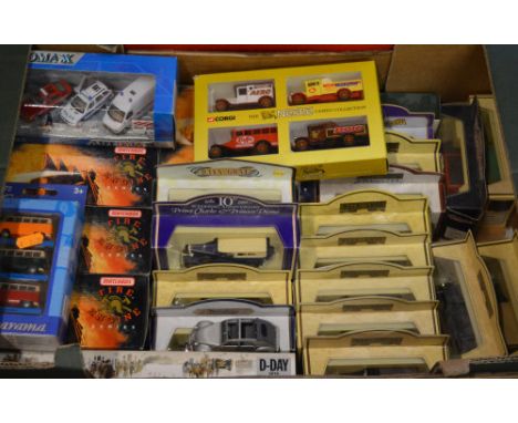 Quantity of die cast model cars including Days Gone, Corgi and Matchbox