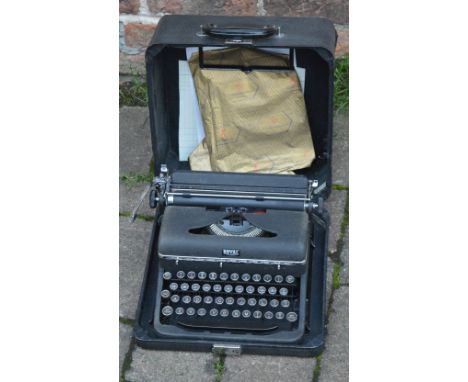 Royal portable typewriter