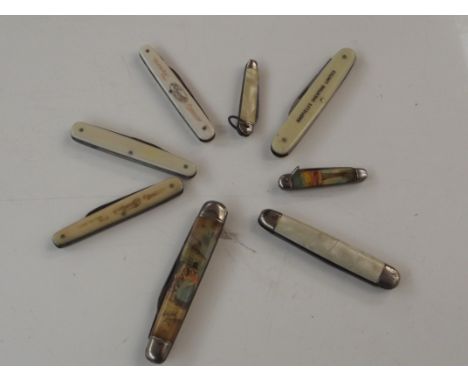 Collection of vintage penknives, eight in total 