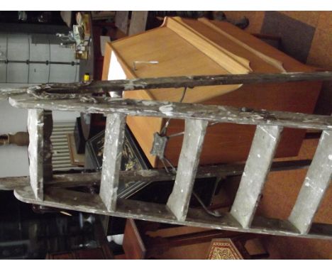 Vintage wooden step ladders