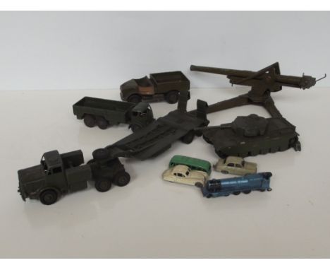 Collection of Dinky military vehicles 