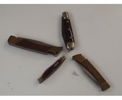 Four vintage penknives 