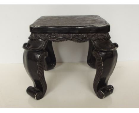 Early ceramic jardiniere stand 