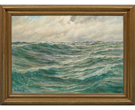 Patrick von Kalckreuth (1892 Kiel - 1970 Starnberg)WellengangCharakteristisches, atmosphärisch gestimmtes Werk des bekannten 