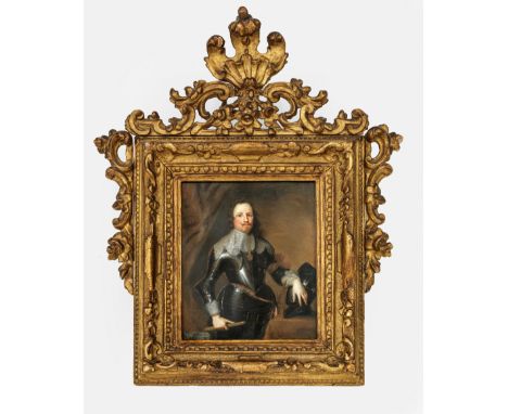 Miniaturgemälde des Prinzen von Savoyen Thomas Francois de Carignan (1596-1656)Äußerst feinmalerisches Porträt des Prinzen mi