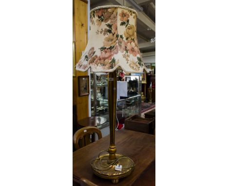 GILDED LAMP & SHADE