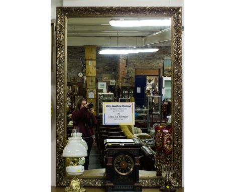 LARGE ART NOUVEAU STYLE MIRROR 67" X 47"
