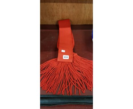BRITISH ARMY WARRANT OFFICERS RED SASH