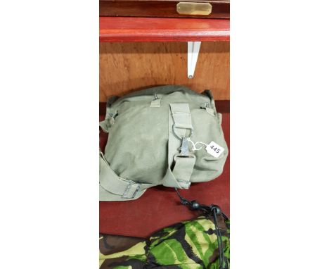 BRITISH ARMY HAVERSACK AND CONTENTS