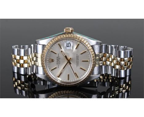 Rolex Oyster Perpetual Superlative Chronometer gentleman's bi-metal wristwatch, the signed silvered dial with baton hours, cr