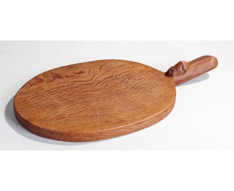 Robert "Mouseman" Thompson cheeseboard, 39cm in length