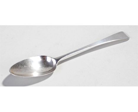 George III silver Old English pattern table spoon, Hester Bateman, London, 1784, approximately 21.5cm in length and approxima