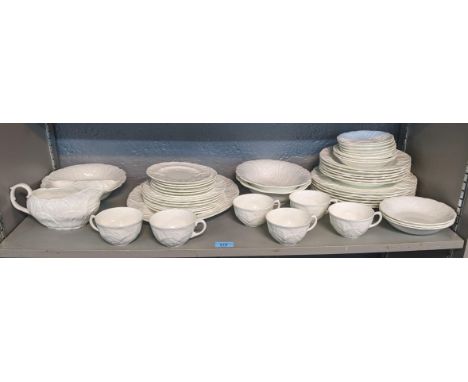 A six piece Wedgwood dinner service 'Countryware' pattern to include cups, saucers, dinner plates, serving dishes and other i
