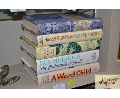 Five First edition books by Iris Murdoch