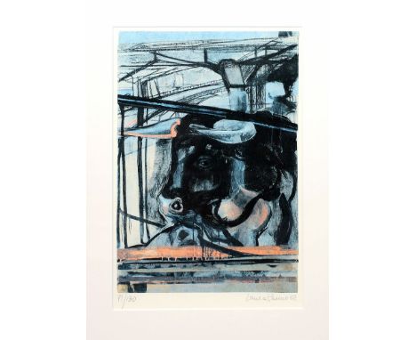 Panno, Laura (geb. 1954 Montebelluna) "Erinnerung New York". Farblithographie, re. u. mit Bleistift sign. und dat. (20)02, li