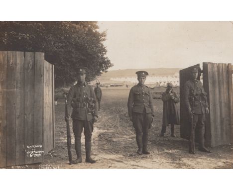 SHOREHAM-BY-SEA. A collection of 26 postcards of Shoreham-by-Sea, including photographic postcards titled 'Birchingham Camp, 