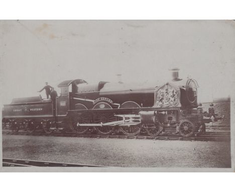 A collection of approximately 150 postcards, the majority of railway interest, mostly of locomotives, but also including some