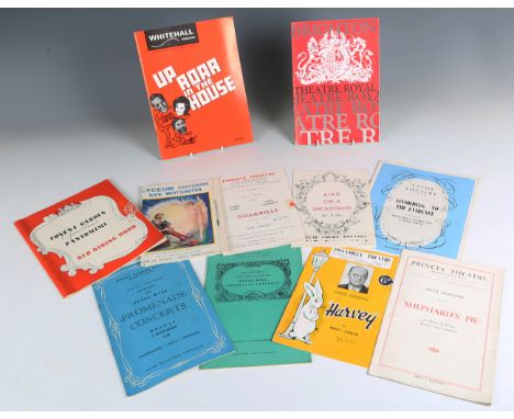 THEATRE PROGRAMMES. A large collection of theatre programmes, many from the 1940s and 1950s, together with a few other progra