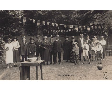 BRIGHTON. A collection of 17 postcards of Brighton, mostly the Preston area, including postcards titled 'Preston Village, Bri