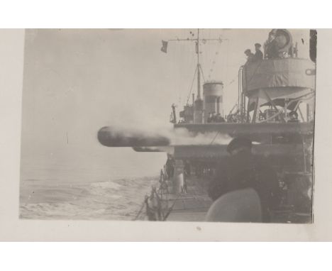 ROYAL NAVY. A group of photographs, postcards and ephemera, the majority relating to the Royal Navy, including a postcard tit