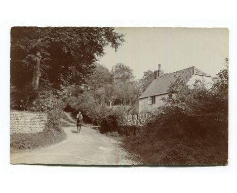 POYNINGS. A collection of approximately 190 postcards of Poynings and its West Sussex environs, including photographic postca