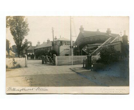 BILLINGSHURST. A collection of 26 postcards of Billingshurst and its West Sussex environs, including photographic postcards t