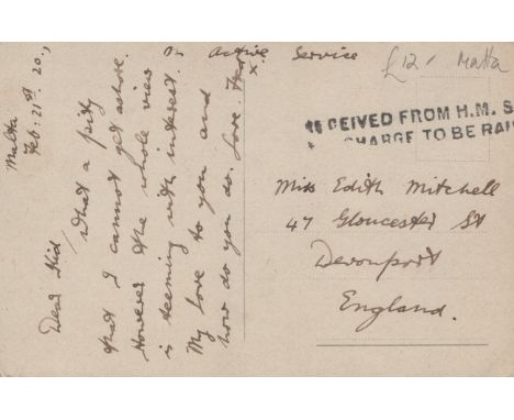 A collection of approximately 286 postcards collected for their postal history and postmark interest, including railway, mari