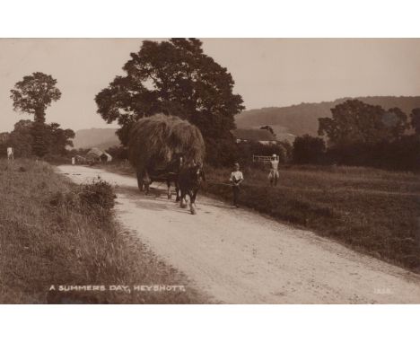 HEYSHOTT. A collection of 21 postcards of Heyshott, West Sussex, including photographic postcards titled 'A Summers Day, Heys