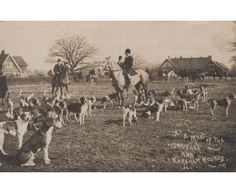 HORSHAM. A collection of approximately 60 postcards of Horsham and its West Sussex environs, including photographic postcards