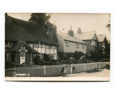 PARBROOK. A group of 4 photographic postcards of Parbrook, West Sussex, all published by F. Douglas Miller, including a dupli