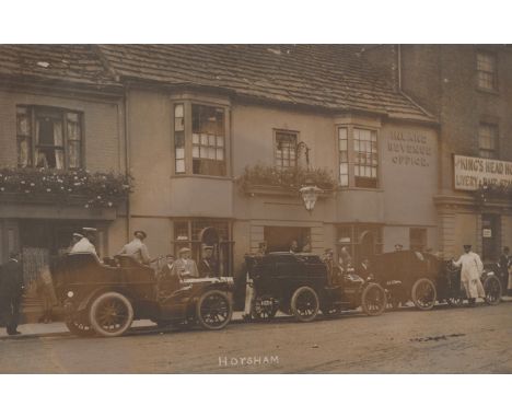 HORSHAM. A collection of approximately 59 postcards of Horsham, and its West Sussex environs, including photographic postcard