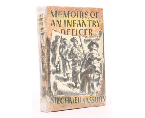 Sassoon, Siegfried: Memoirs of an Infantry Officer. Faber, 1931, First Illustrated edition; Dw (not price clipped) torn with 