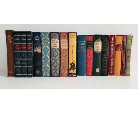 FOLIO SOCIETY CLASSIC NOVELScomprising Moll Flanders by Daniel Defoe, The Ambassadors and The Portrait Of A Lady by Henry Jam